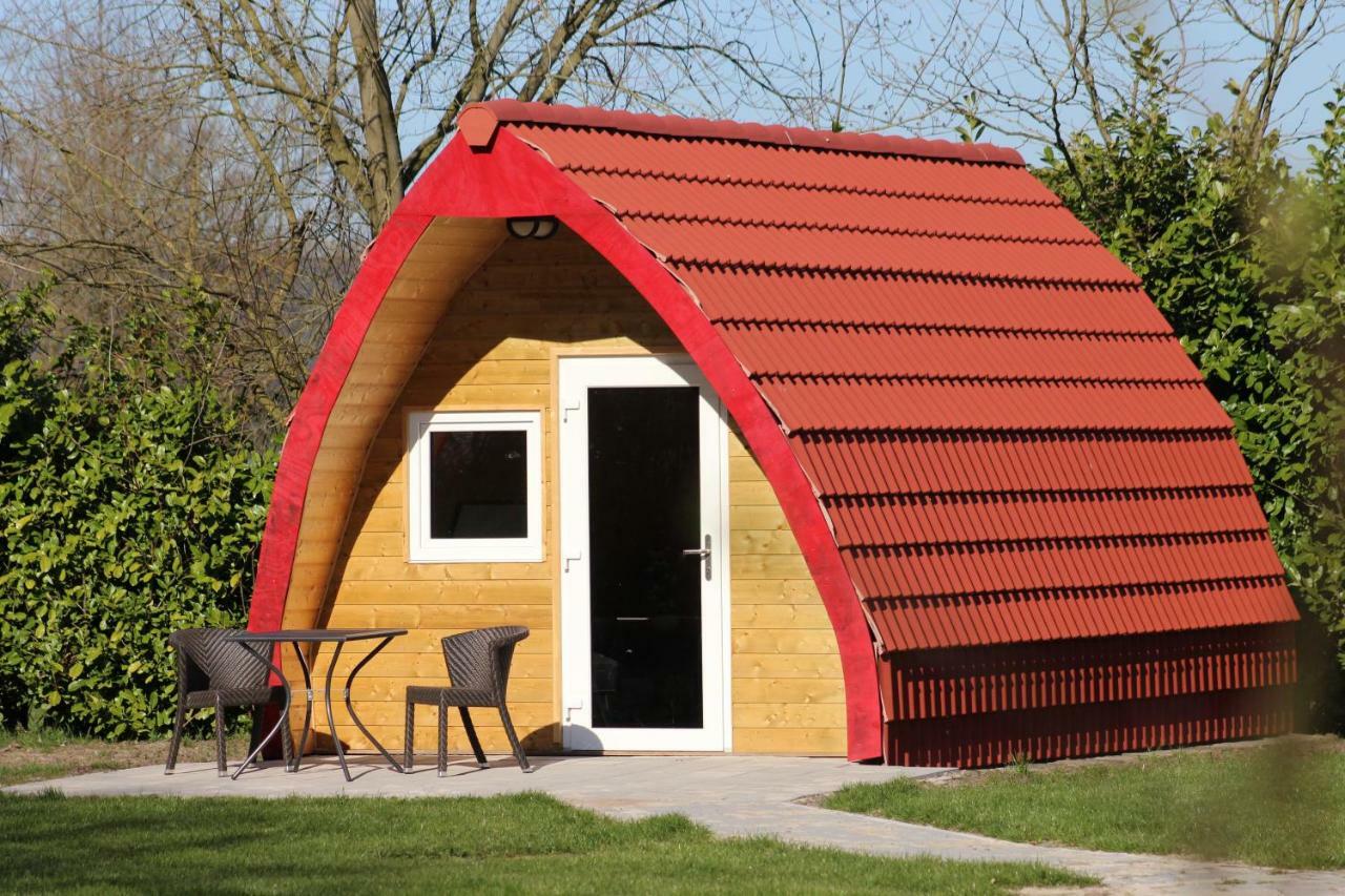 Luxe Eco Pod Op Camping De Stal Drijber Екстериор снимка